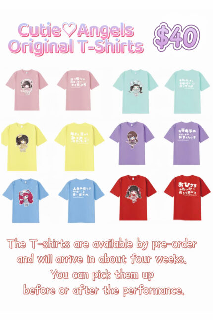 [Pre-order only] Cutie♡Angels Original T-Shirts